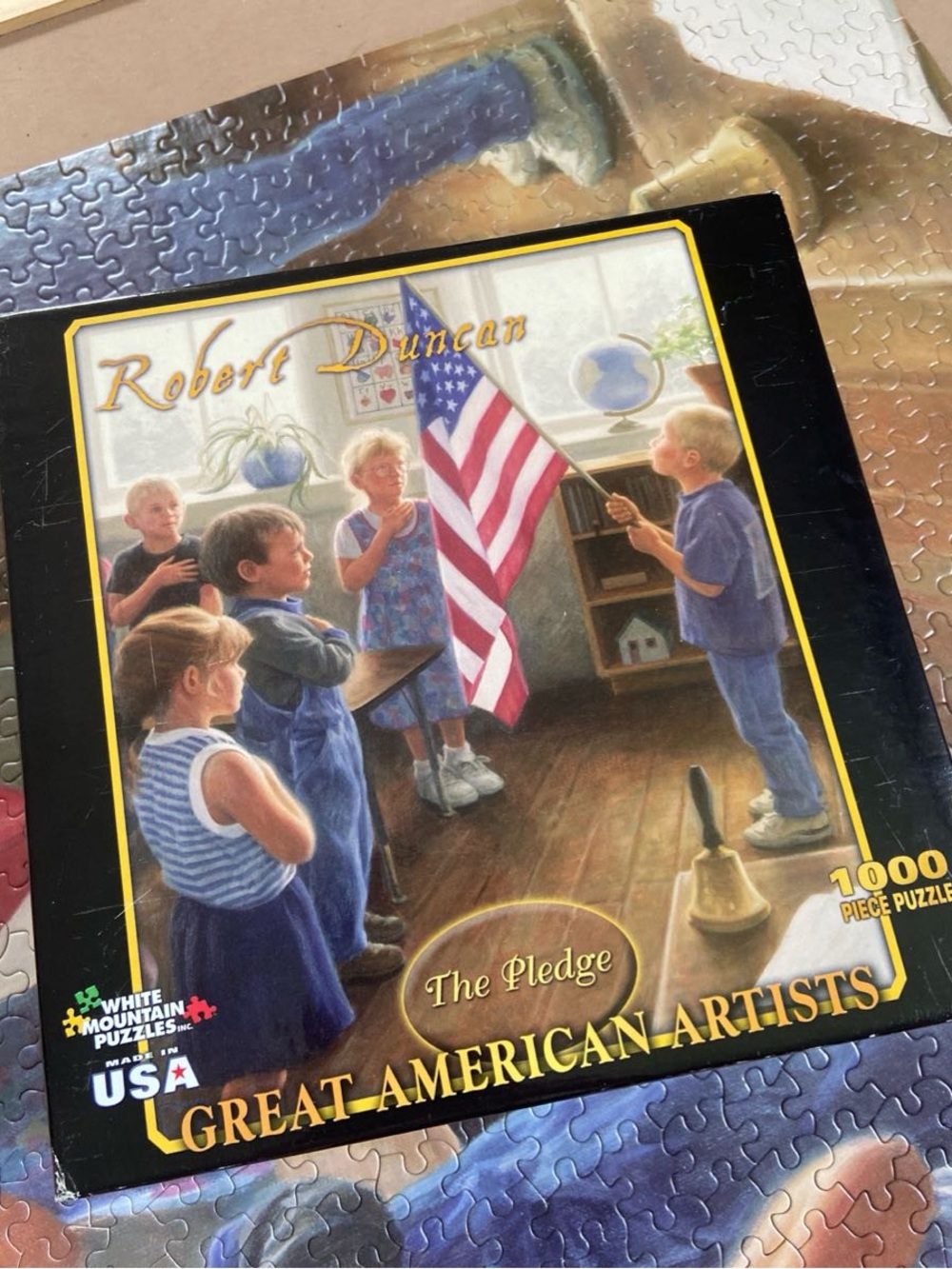 White Mountain Black Box The Pledge (2011) 🎨 Robert Duncan 1000 Piece